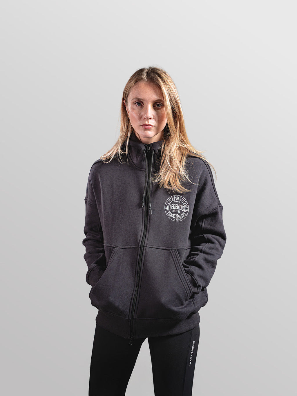 Women's Like a Legend Zip Up Hoodie Q Star