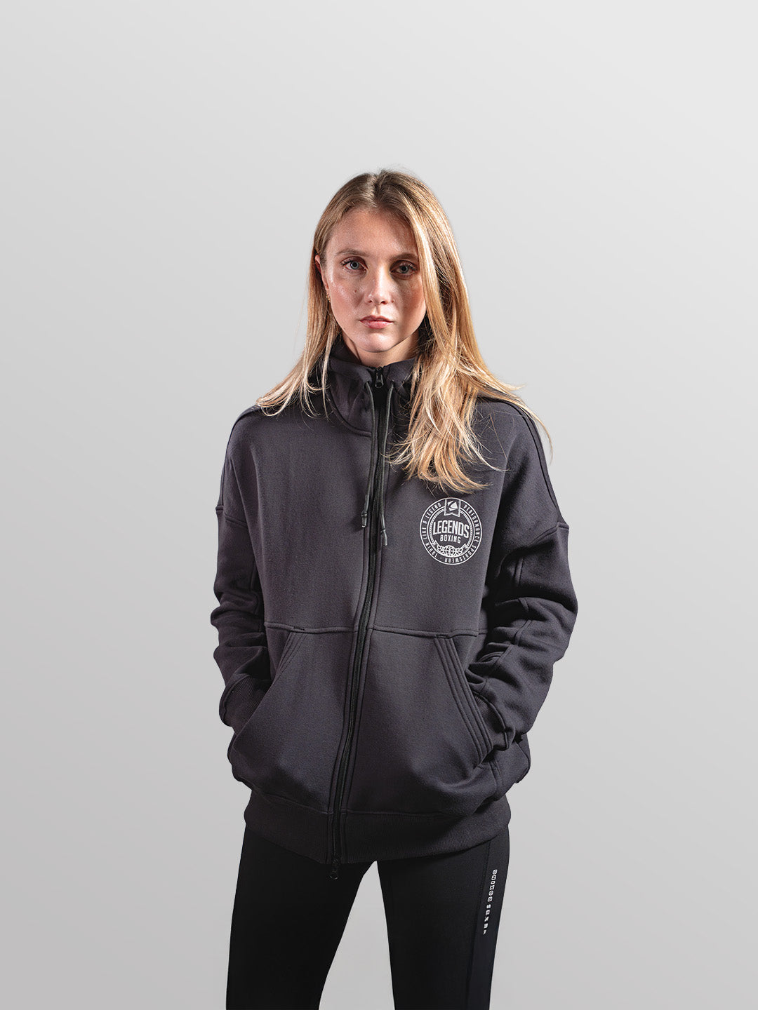 Women's Like a Legend Zip Up Hoodie Q Star