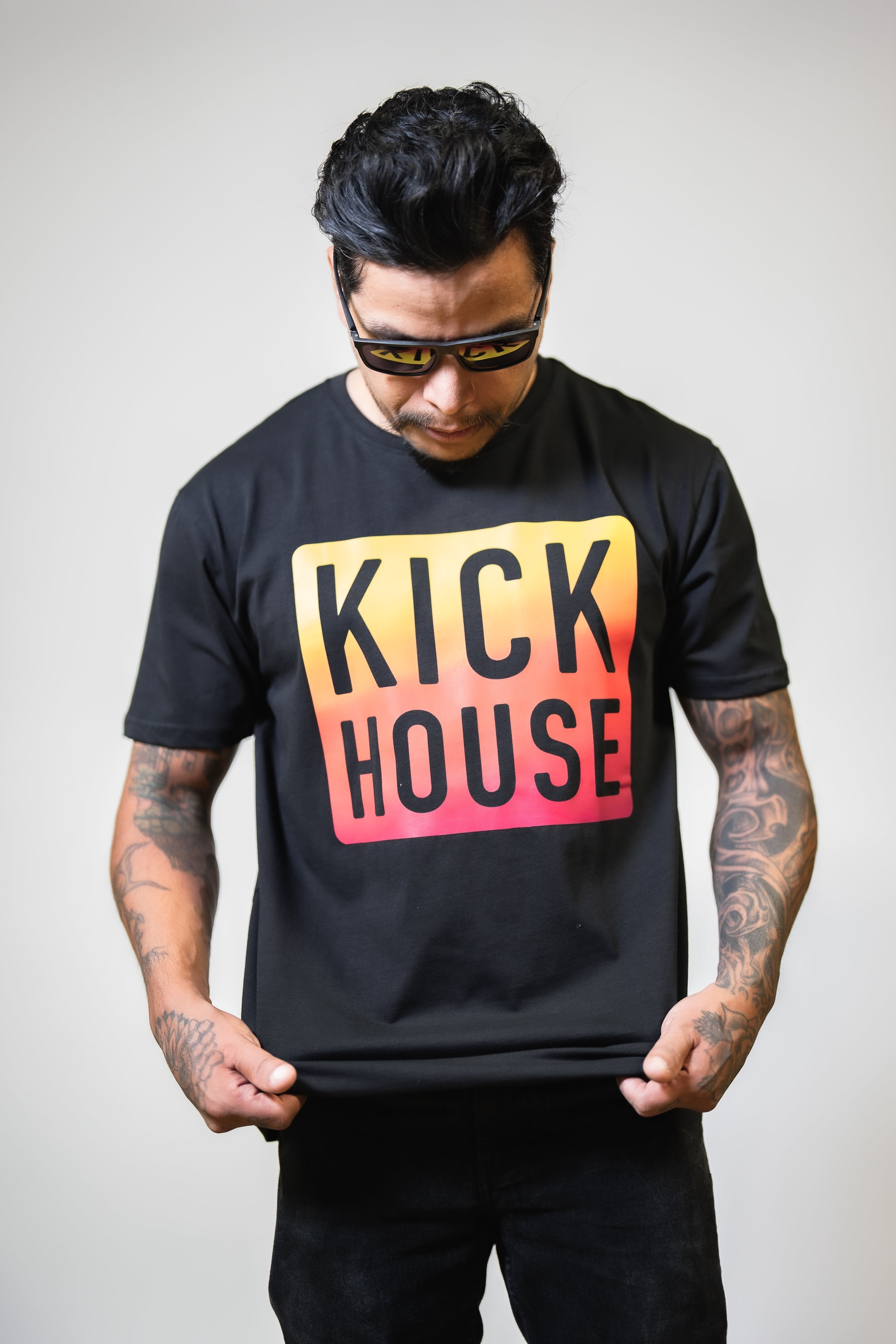 KickHouse Sunset Tee Q Star