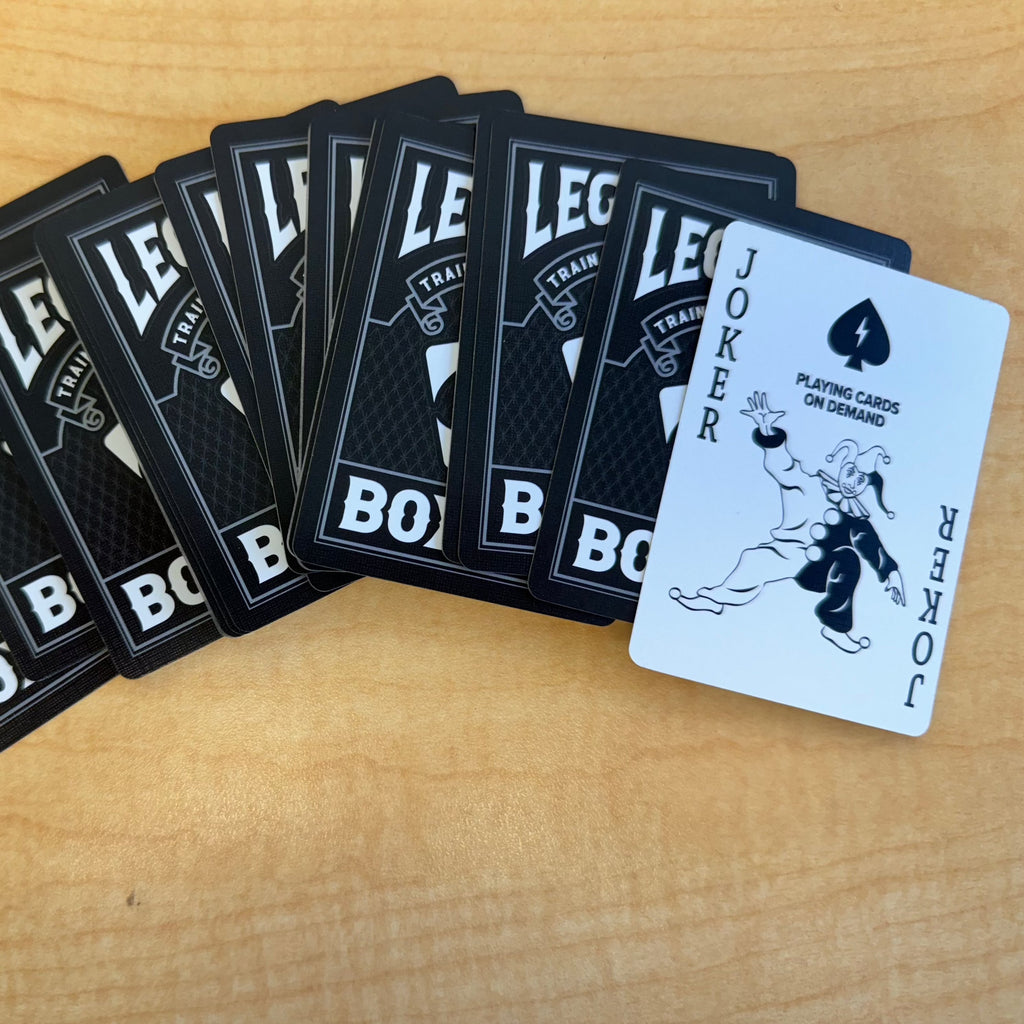 Train Like A Legend Workout Cards JC Pro Design