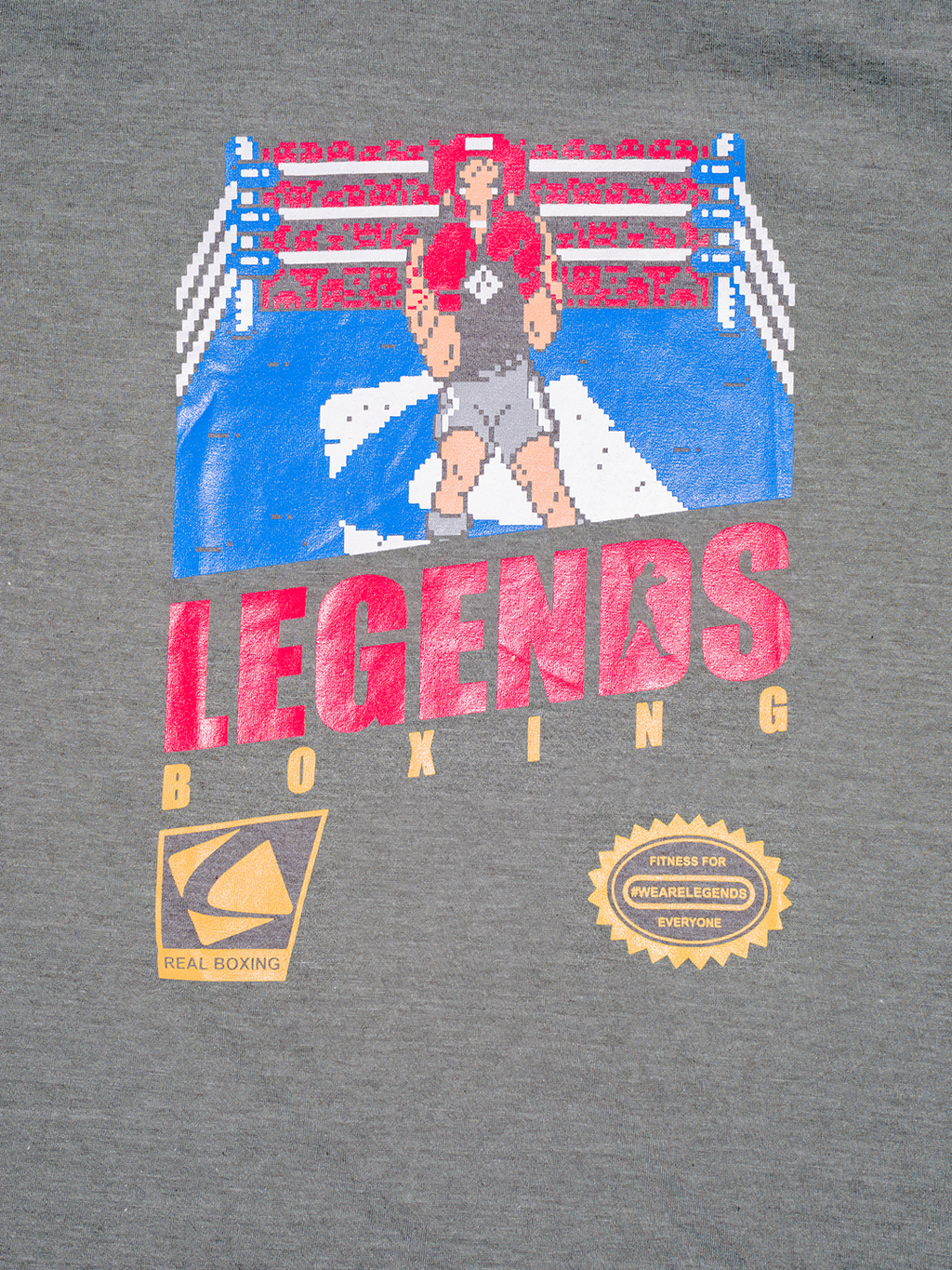 Punch'd Out Tee - Charcoal Gray Mati International