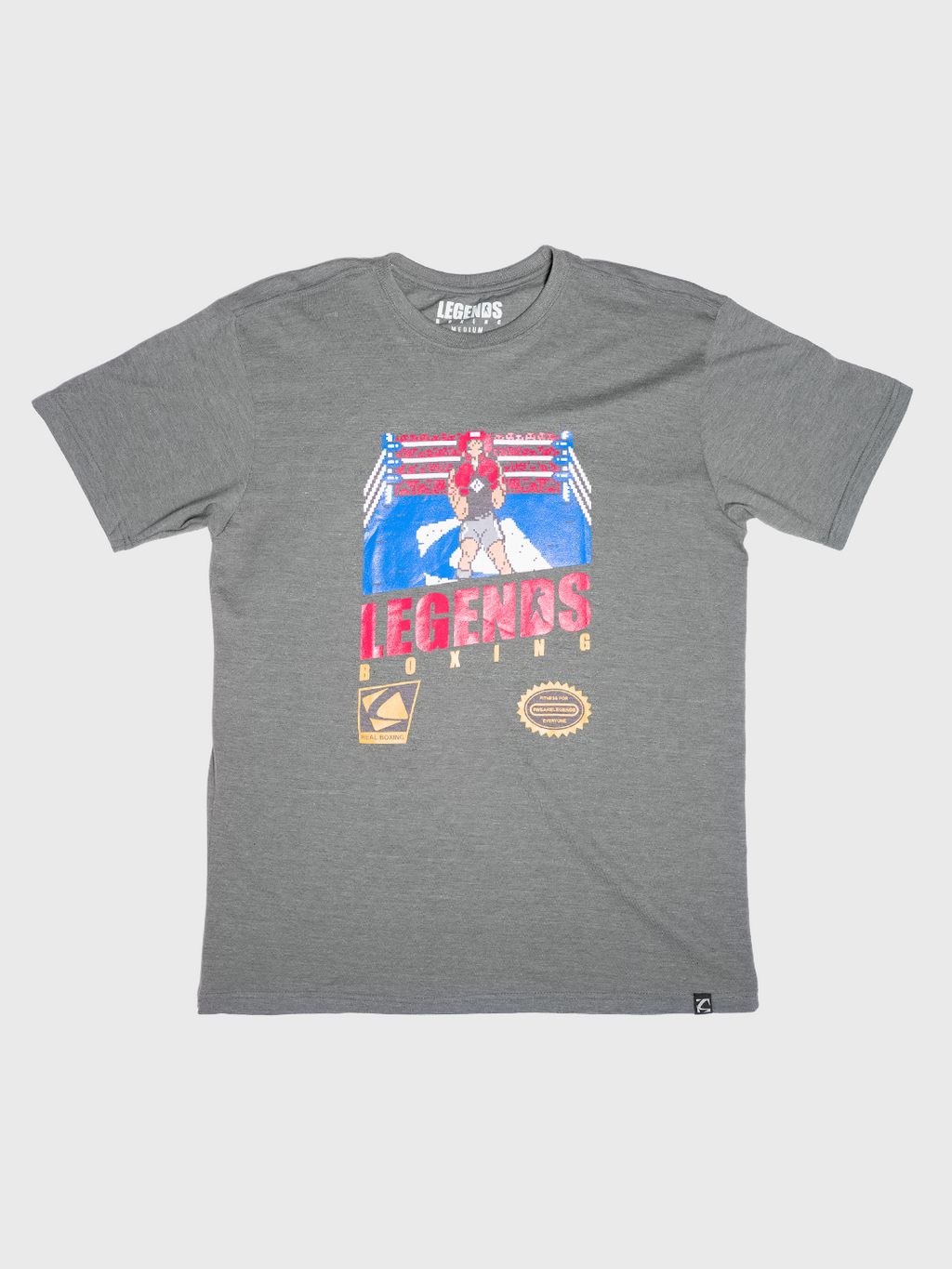 Punch'd Out Tee - Charcoal Gray Mati International