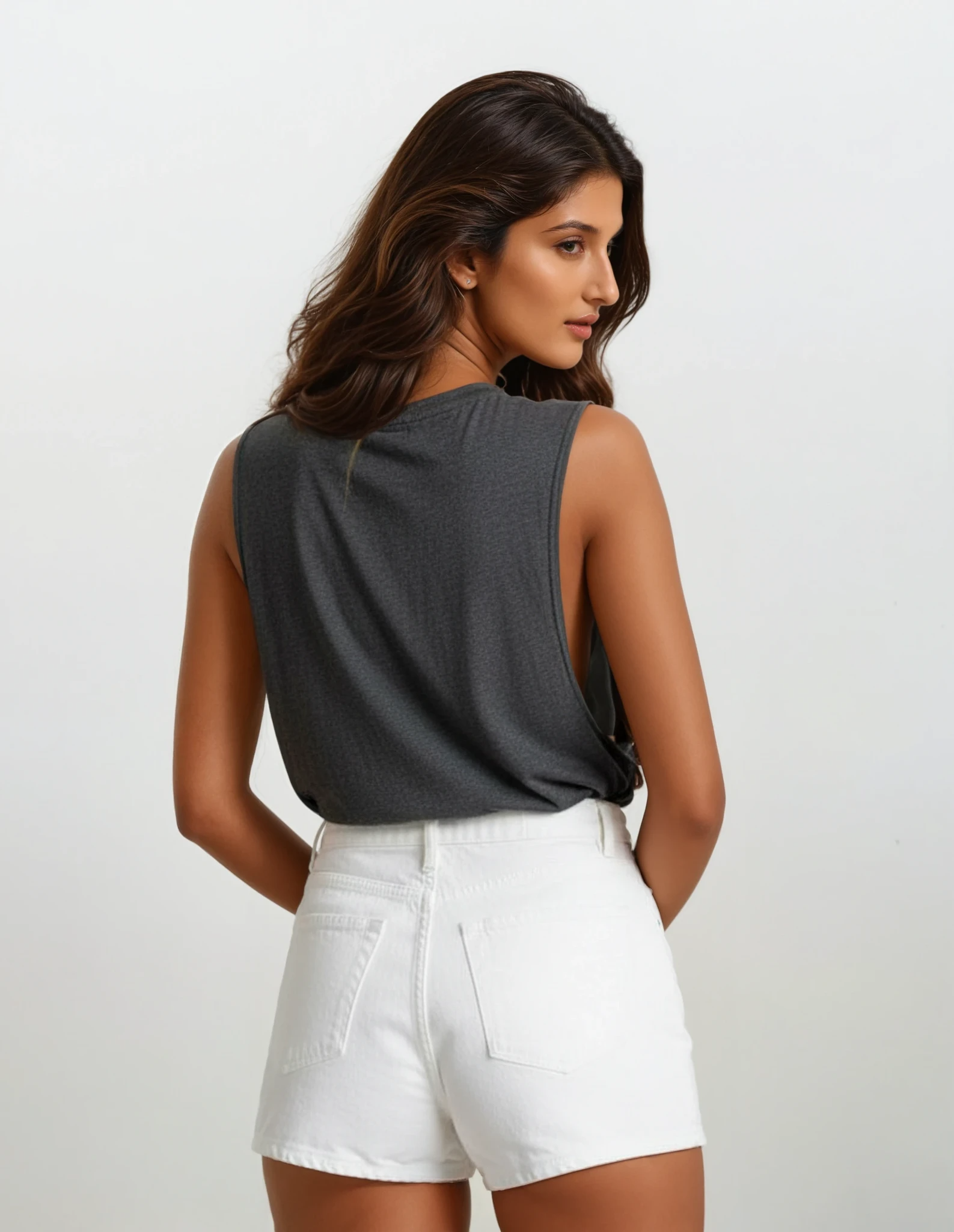 Stacked Logo Women's Flowy Muscle Tank Kickhouse Boxing