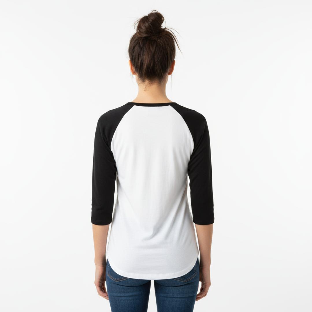 Ladies 3/4 Sleeve Raglan Kickhouse Boxing