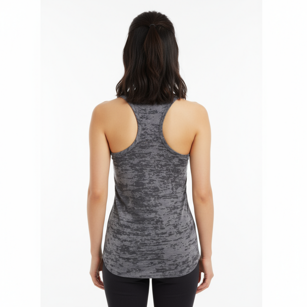 Stacked Ladies Burnout Tank Kickhouse Boxing