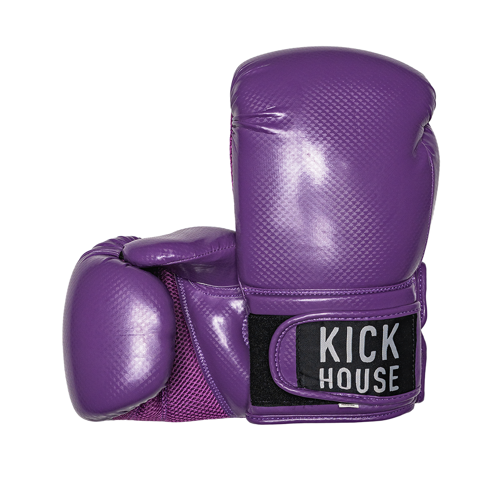 16oz Synthetic Leather Boxing Gloves Kickhouse Boxing